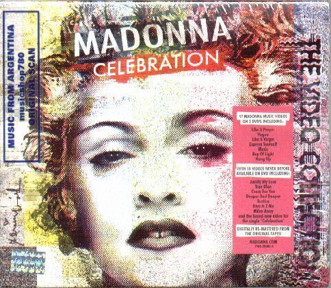 IMPORTADO MADONNA CELEBRATION DIGIPAK 2 COLECTION DVD