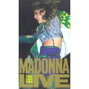 VHS The Virgin Tour Madonna RARO importado novo