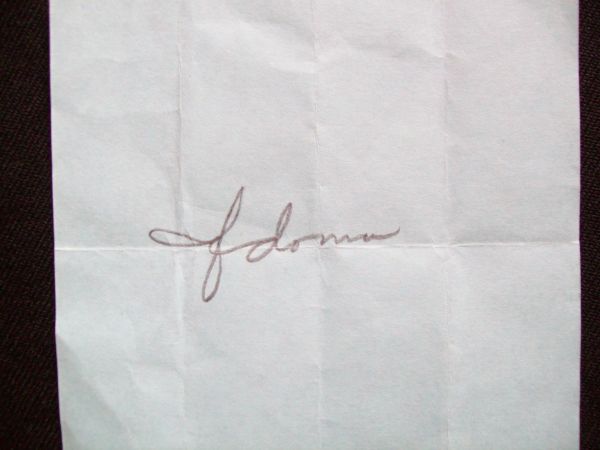 AUTHENTIC AUTOGRAPH OF MADONNA 1994