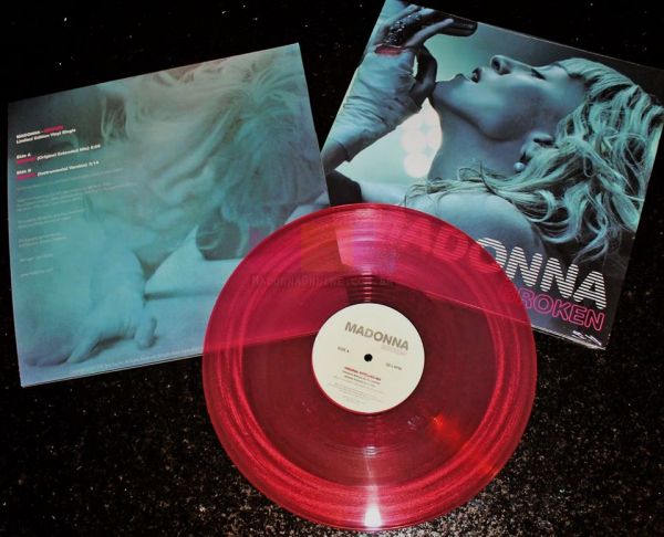 MADONNA PINK VINYL BROKEN 12' STRICKT LTD