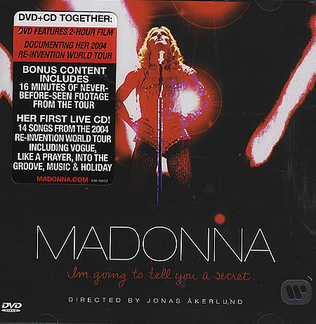 MADONNA I´M GOING TO TELL YOU A SECRET DVD/CD IMPORTADO